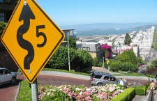 Самая извилистая улица в мире: Lombard Street